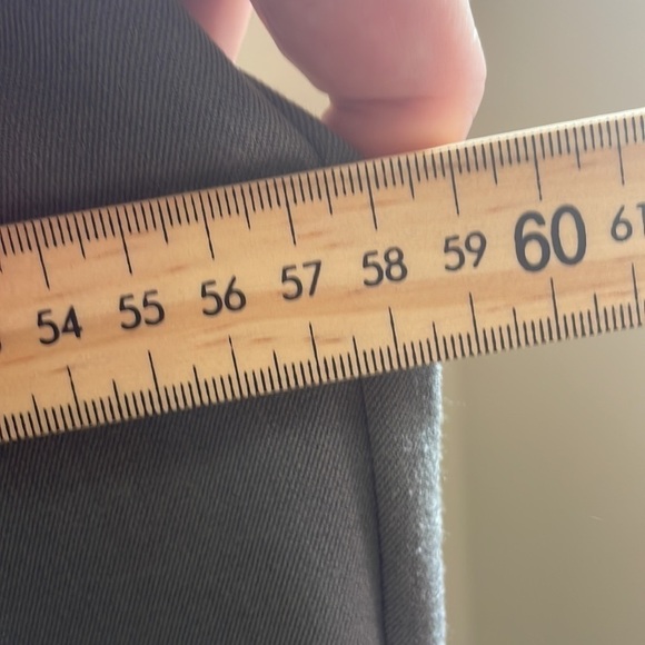 Oak + Fort - Tie Front Flowy Pants - Green Grey Neutral - Size 10 - Picture 15 of 16